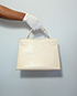Kelly Sellier 32 Veau Box Leather in Beige, back view